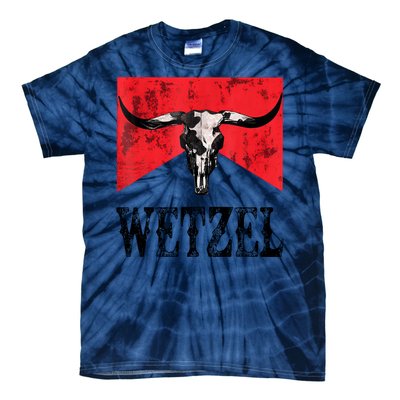 Koe Western Country Music Wetzel Bull Skull Tie-Dye T-Shirt