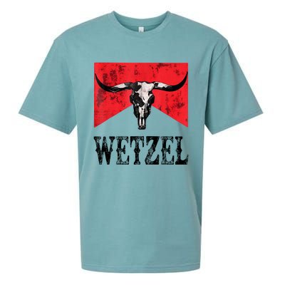 Koe Western Country Music Wetzel Bull Skull Sueded Cloud Jersey T-Shirt