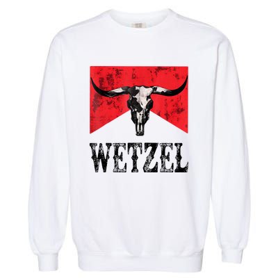 Koe Western Country Music Wetzel Bull Skull Garment-Dyed Sweatshirt