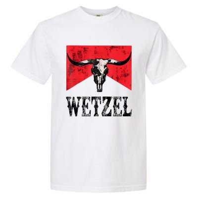 Koe Western Country Music Wetzel Bull Skull Garment-Dyed Heavyweight T-Shirt