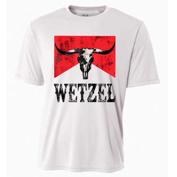 Koe Western Country Music Wetzel Bull Skull Cooling Performance Crew T-Shirt