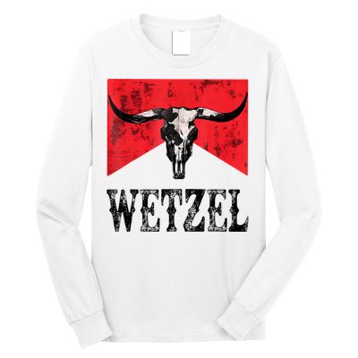 Koe Western Country Music Wetzel Bull Skull Long Sleeve Shirt