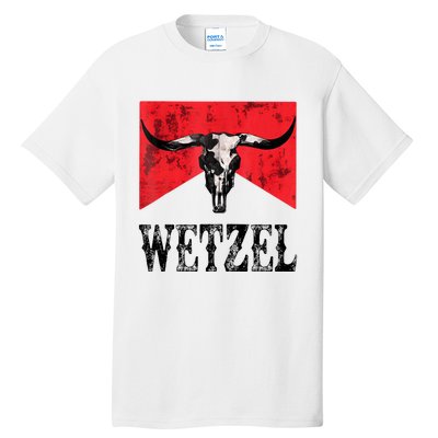 Koe Western Country Music Wetzel Bull Skull Tall T-Shirt