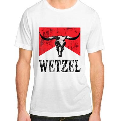 Koe Western Country Music Wetzel Bull Skull Adult ChromaSoft Performance T-Shirt