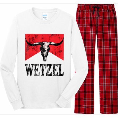 Koe Western Country Music Wetzel Bull Skull Long Sleeve Pajama Set