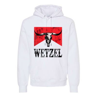 Koe Western Country Music Wetzel Bull Skull Premium Hoodie