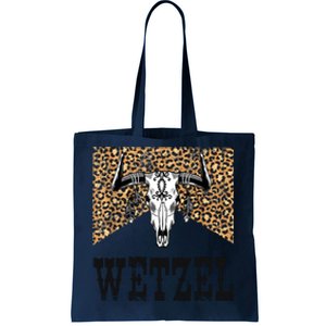 Koe Western Country Music Wetzel Bull Skull Tote Bag