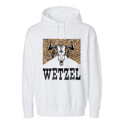 Koe Western Country Music Wetzel Bull Skull Garment-Dyed Fleece Hoodie