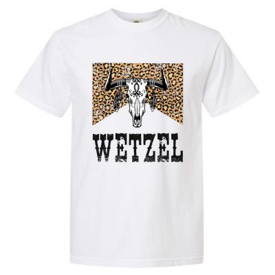 Koe Western Country Music Wetzel Bull Skull Garment-Dyed Heavyweight T-Shirt