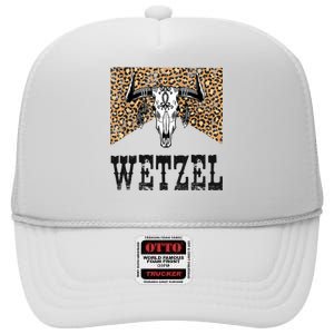 Koe Western Country Music Wetzel Bull Skull High Crown Mesh Back Trucker Hat