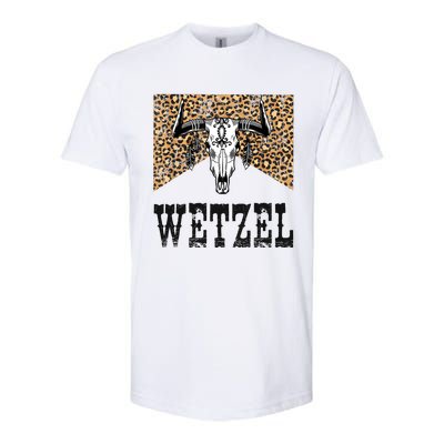 Koe Western Country Music Wetzel Bull Skull Softstyle CVC T-Shirt