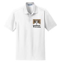 Koe Western Country Music Wetzel Bull Skull Dry Zone Grid Polo