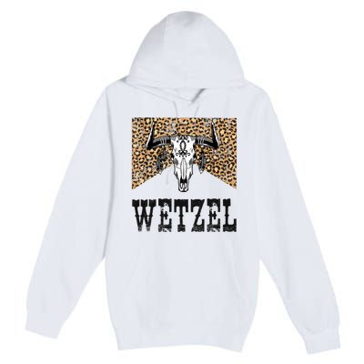 Koe Western Country Music Wetzel Bull Skull Premium Pullover Hoodie