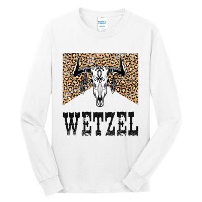 Koe Western Country Music Wetzel Bull Skull Tall Long Sleeve T-Shirt