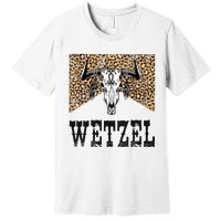 Koe Western Country Music Wetzel Bull Skull Premium T-Shirt