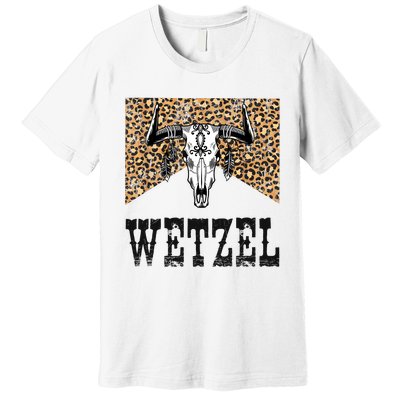 Koe Western Country Music Wetzel Bull Skull Premium T-Shirt