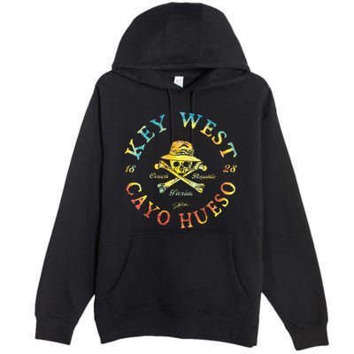 Key West (Cayo Hueso) Fl Jolly Roger Premium Pullover Hoodie