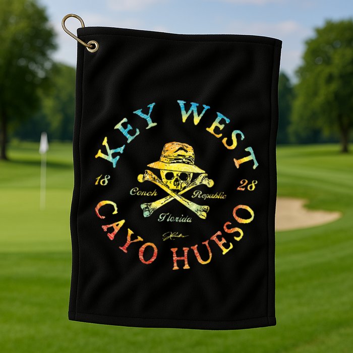 Key West (Cayo Hueso) Fl Jolly Roger Golf Towel