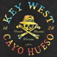Key West (Cayo Hueso) Fl Jolly Roger Golf Towel