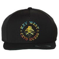 Key West (Cayo Hueso) Fl Jolly Roger Wool Snapback Cap