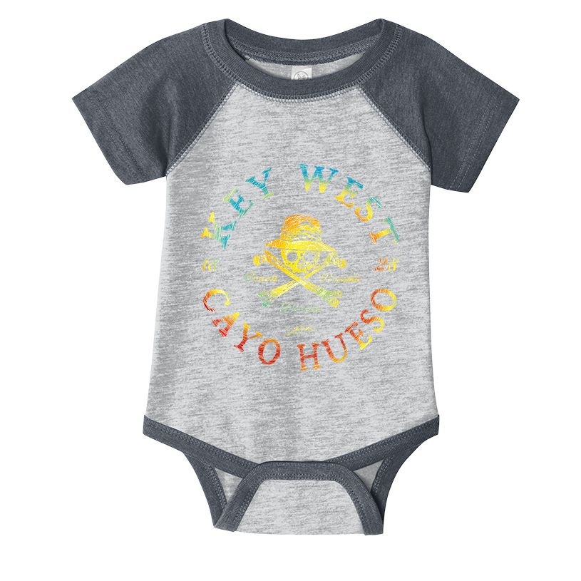 Key West (Cayo Hueso) Fl Jolly Roger Infant Baby Jersey Bodysuit