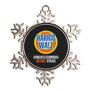 Kamala Walz Detergent Removes Stubborn Orange Stains 2024 Metallic Star Ornament