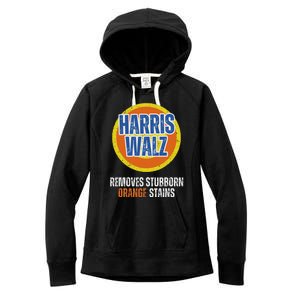 Kamala Walz Detergent Removes Stubborn Orange Stains 2024 Women's Fleece Hoodie