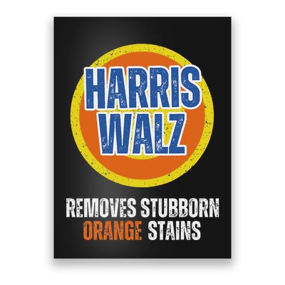 Kamala Walz Detergent Removes Stubborn Orange Stains 2024 Poster