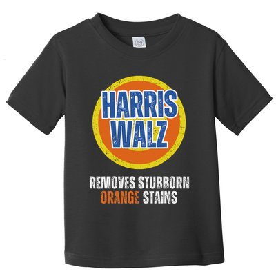Kamala Walz Detergent Removes Stubborn Orange Stains 2024 Toddler T-Shirt