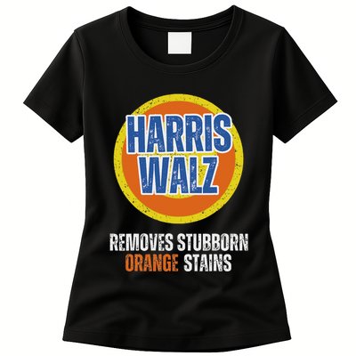 Kamala Walz Detergent Removes Stubborn Orange Stains 2024 Womens T-Shirt