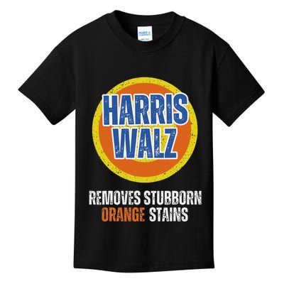 Kamala Walz Detergent Removes Stubborn Orange Stains 2024 Kids T-Shirt