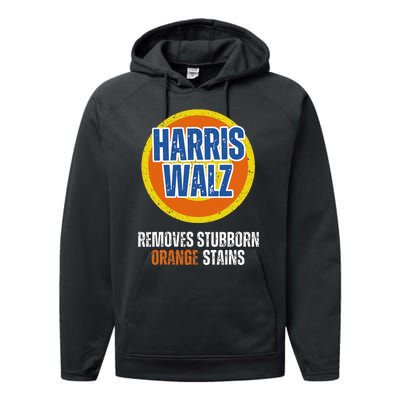 Kamala Walz Detergent Removes Stubborn Orange Stains 2024 Performance Fleece Hoodie