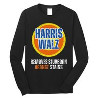 Kamala Walz Detergent Removes Stubborn Orange Stains 2024 Long Sleeve Shirt