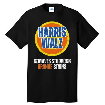 Kamala Walz Detergent Removes Stubborn Orange Stains 2024 Tall T-Shirt