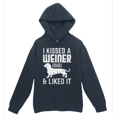 Kissed Weiner Dog I Liked It Funny Animal Pet Dachshund Gift Urban Pullover Hoodie