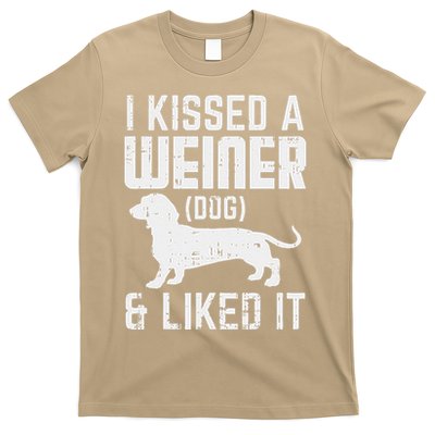 Kissed Weiner Dog I Liked It Funny Animal Pet Dachshund Gift T-Shirt