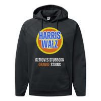 Kamala Walz Detergent Removes Stubborn Orange Stains 2024 Performance Fleece Hoodie