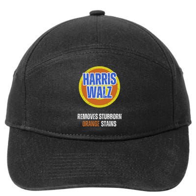 Kamala Walz Detergent Removes Stubborn Orange Stains 2024 7-Panel Snapback Hat