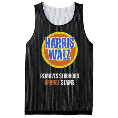 Kamala Walz Detergent Removes Stubborn Orange Stains 2024 Mesh Reversible Basketball Jersey Tank