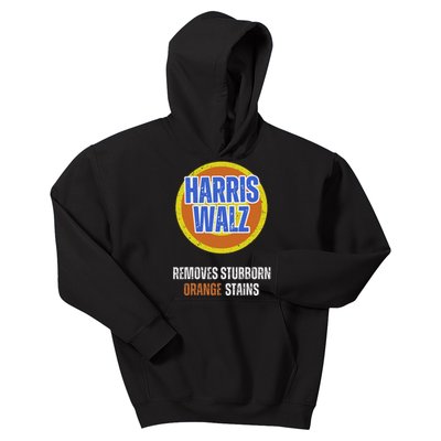 Kamala Walz Detergent Removes Stubborn Orange Stains 2024 Kids Hoodie