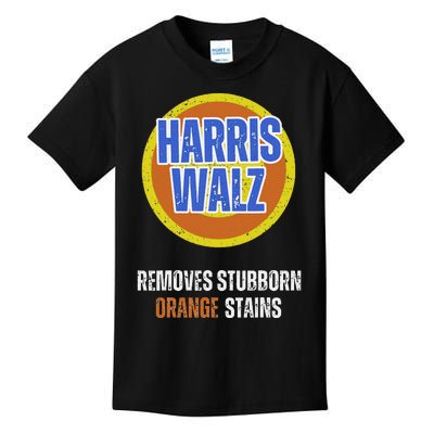 Kamala Walz Detergent Removes Stubborn Orange Stains 2024 Kids T-Shirt