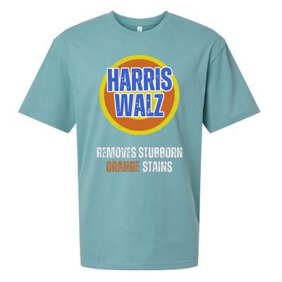 Kamala Walz Detergent Removes Stubborn Orange Stains 2024 Sueded Cloud Jersey T-Shirt