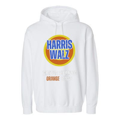 Kamala Walz Detergent Removes Stubborn Orange Stains 2024 Garment-Dyed Fleece Hoodie