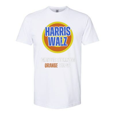 Kamala Walz Detergent Removes Stubborn Orange Stains 2024 Softstyle CVC T-Shirt