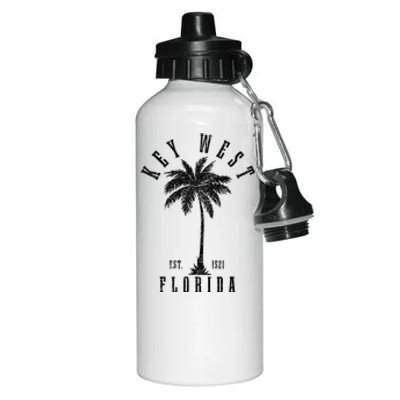 Key West Est. 1521 Florida Palm Tree Aluminum Water Bottle 