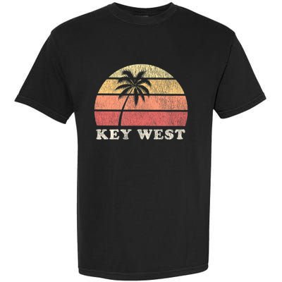 Key West Fl Vintage 70s Retro Garment-Dyed Heavyweight T-Shirt