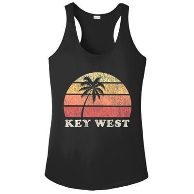 Key West Fl Vintage 70s Retro Ladies PosiCharge Competitor Racerback Tank