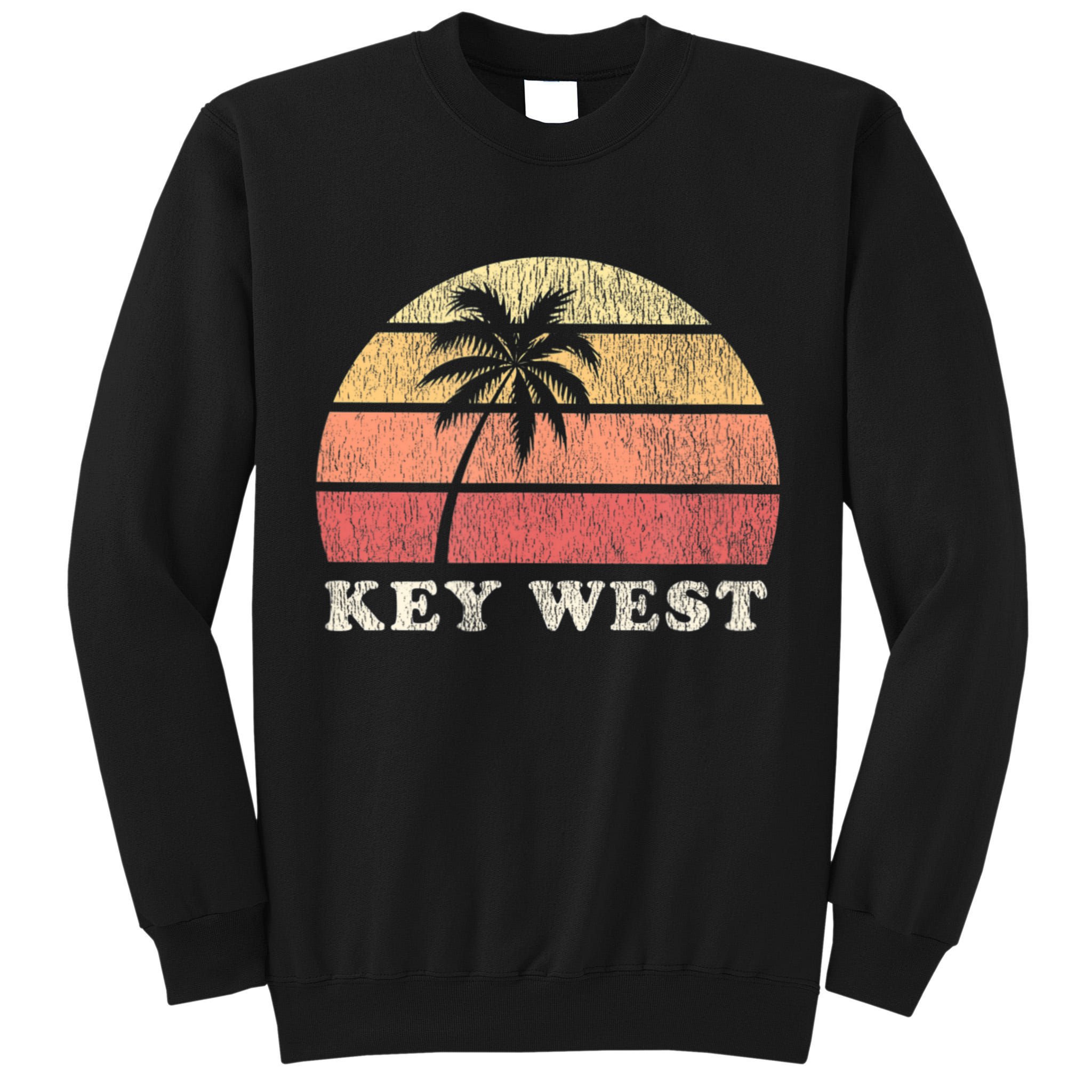 Key West Fl Vintage 70s Retro Tall Sweatshirt