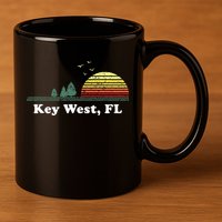 Key West Florida Home Souvenir Print 11oz C Handle Ceramic Mug