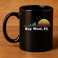 Key West Florida Home Souvenir Print 11oz C Handle Ceramic Mug
